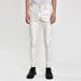 Men's Clothing Spring And Summer Thin Youth Leather Pants Men's Elastic Slim Fashion Color White Bar Net Red Leather Pants Men_viptrois.com