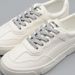 Plaid Two-tone Solid Color Flat Shoelace Canvas Shoes Board Shoe Rope_viptrois.com