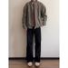 2025 American Washed Canvas Denim Men's Spring And Autumn Stand Collar Design Casual Jacket Top_viptrois.com