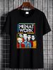 Rare Men At Work Band Gift For Fan Black S-2345XL Unisex T-shirt GC770 Summer Versatile Homme Top For Everyday Wear Slightly Soft Breathable_viptrois.com