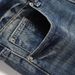 Distressed Washed Denim Jeans For Men - Vintage American Style Wide Leg Flared Bootcut With Tie-Dye & Crease Details_viptrois.com