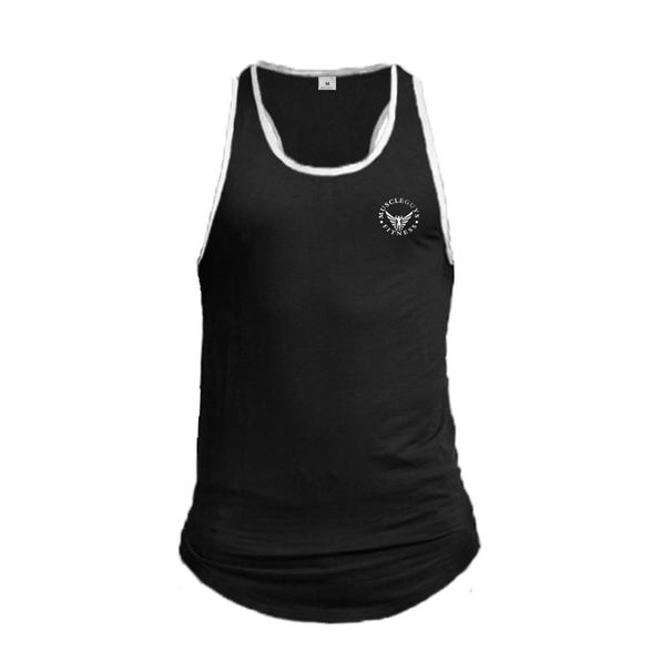 European And American Muscle Men's Clothing Deep Digging Bodybuilding Vest Men's Summer Comprehensive Training Sports Backing Undershirt Cotton_viptrois.com