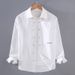 Trendy Brand Letter Long Sleeved Shirt For Men's New Autumn Trend, Personalized And Cool Shirt Jacket_viptrois.com