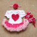 One Year Old Baby Birthday Gift High Quality Cotton Romper Dress Gold Shoes Crown Headwear Three Piece Set_viptrois.com