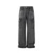 Men's Clothing Workwear Straight Jeans Men's Spring Loose Casual Long Pants Korean Style Trendy Wide Leg Pants_viptrois.com