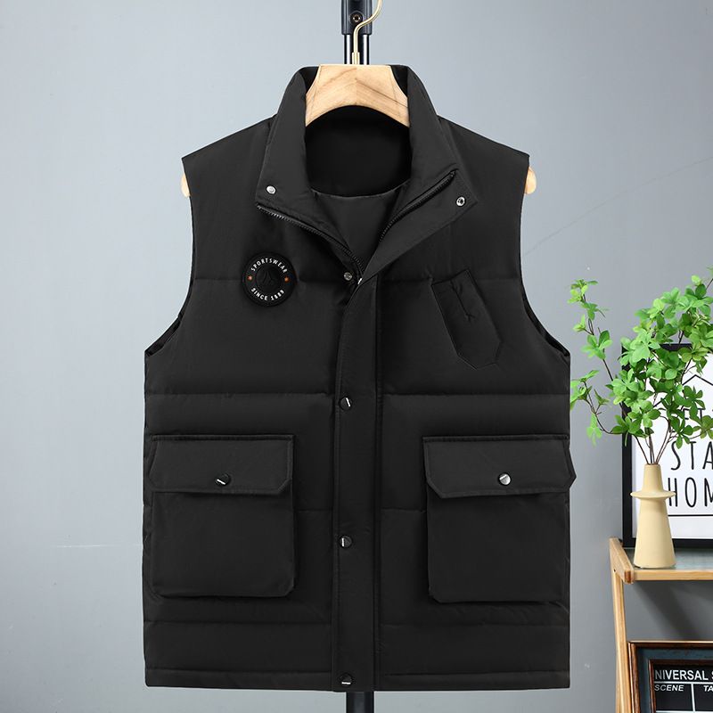 Men's Clothing Men's Loose Workwear Windbreaker Fat Plus Size Sleeveless Trendy Versatile Casual Vest Men_viptrois.com