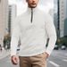 Men's Sweater Autumn And Winter New American Men's Casual German Velvet Thermal Zipper Men's Sports Sweater_viptrois.com