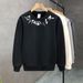 Trend Brand Hoodless Sweatshirt New Spring And Autumn Thin Loose Round Neck Casual Winter Fleece American Style_viptrois.com