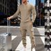 Men's Heavyweight Outdoor Textured Retro Workwear Long Sleeve Suit Autumn Winter Style Loose Fit Tough Guy_viptrois.com