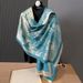 Unisex Scarf Fashion Butterfly Cashmere Scarf Dual-purpose Double-sided Air-conditioned Room Shawl Office Tencel Cotton Scarf_viptrois.com