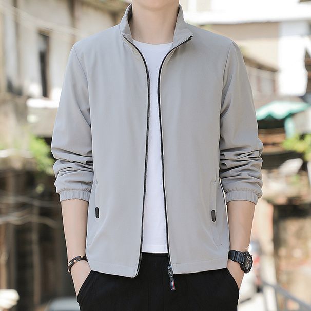 CT 2025 New Spring And Autumn Running For Men, Stand Collar Casual Business Versatile Thin Jacket_viptrois.com