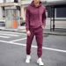 Men's Clothing Men's Knit Hoodie & Joggers Set - Printed Winter Casual Tracksuit_viptrois.com