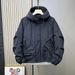 Men’s Camo Cotton Puffer Jacket – Winter-Ready Windproof Hooded Coat, Oversized Streetwear With Multi-Pockets (Black)_viptrois.com