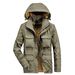 Men's Clothing Waterproof Fleece Jacket - Lightweight Quick-Dry Nylon Coat With Multiple Pockets, Loose Fit For All-Day Comfort (Khaki/Green/Black)_viptrois.com