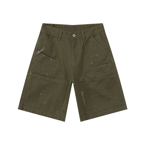 Men's Clothing Workwear Denim Shorts Summer Functional Style Casual Loose Shorts Mid Length Pants_viptrois.com