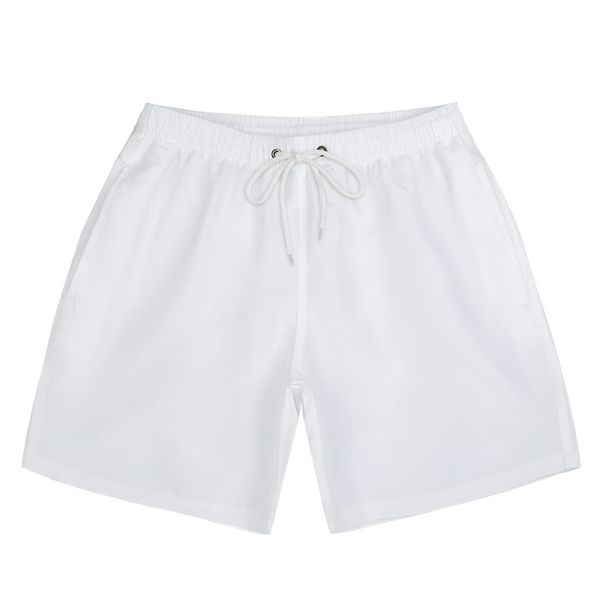 New Men's Quick Drying Swim Trunks Solid Color Casual Beach Shorts Four Point Lined Design_viptrois.com