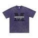 American Style Men's Letter Print Washed Vintage Street Loose Drop Shoulder T-Shirt Couple Wear_viptrois.com