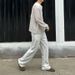 Men's Clothing Cleanfit City Commuting Spring And Autumn Daily Loose Structure Sweatpants Casual Wide Leg_viptrois.com