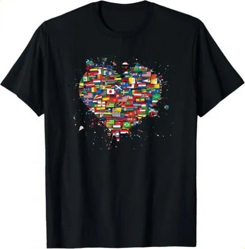 T-shirtflags Countries Of 2026 The World International Hea_viptrois.com
