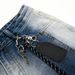 Men's Clothing Gradient Contrast Color Washed Ornament Jeans Scimitar Pants Men's American Loose Lazy Loose Feeling Wide Leg Trousers_viptrois.com