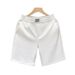 Men's Clothing Light Luxury Fuge White Shorts Men's Summer Outerwear Shorts Men's Casual Sports Mid Length Pants_viptrois.com