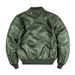 Men's MA1 Bomber Jacket - Slim Fit Lightweight Flight Coat With Embroidery, Ribbed Hem & Zipper Closure, Korean Streetwear Style_viptrois.com