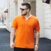 Men's Clothing One-piece dropshipping men's short-sleeved trendy men's T-shirt short-sleeved 8XL Korean version plus size half-sleeved V-neck 8848_viptrois.com