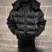 Men's Clothing Hooded Thickened Cotton Jacket For Men And Women With The Same Style For Autumn And Winter Letter Printing Fashion_viptrois.com