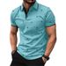 Men's Clothing New Men's Lapel Polo Flamingo Short Sleeved Shirt Fashionable Personality Printed Street Short Sleeved Top_viptrois.com