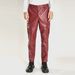 Men's Clothing Casual Leather Pants Men's Leather Pants Motorcycle Motorcycle Windproof Waterproof Dirt Resistant Multi Pocket Leather Pants_viptrois.com