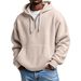 Men's Casual Long Sleeve Sweatshirt – Soft & Comfortable Pullover For Everyday Wear (Black/Gray, Standard Fit)_viptrois.com