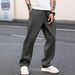 Men's Street Style Multi Color Casual Trousers Fashionable Solid Color Long Pants Versatile American Style in Stock_viptrois.com