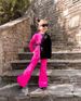 Mother & Kids M8009 children's clothing spring fashion new long sleeved suit color matching two piece set girls_viptrois.com