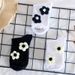 Socks Handmade Woolen Flower Socks Women's Knitted Flower Ins Trendy Women's Socks Fungus Curling Japanese Mid Tube Socks Sports Socks_viptrois.com