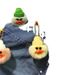 Bag Charm Creative Plush Ugly Duck Keychain Cartoon Doll Bag Pendant Ugly Cute Car Keychain Accessories Gift_viptrois.com