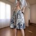 Men's Summer Bear Print High-Waist Street Style Loose Fit Drawstring Five-Point Pants Thin Trendy Design_viptrois.com