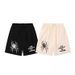 Men's Clothing Shorts Men's Summer New Shorts Loose Men's Bottoms National Tide Beach Pants Casual Sports Trend Sweatpants_viptrois.com