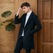 Loom Loom Foreign Trade Turn-Down Collar Autumn Winter New Men's Mid-Length Dragon Phoenix Woolen Trench European And American_viptrois.com
