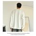 American Retro Heavy Cotton Long Sleeve T-Shirt Men, New Loose Fit Large Size Round Neck Drop Shoulder Tee For Spring_viptrois.com