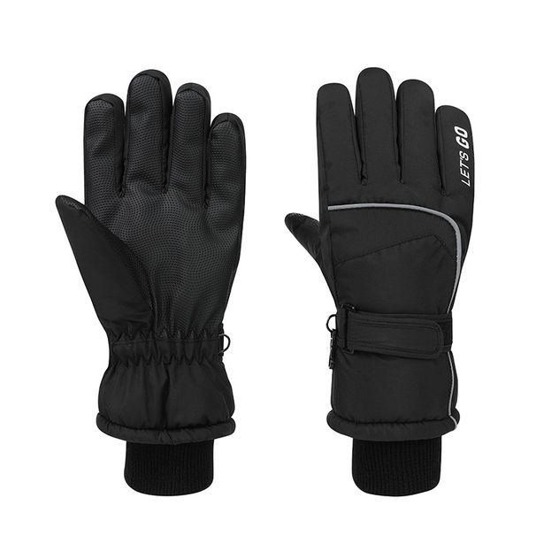 New Winter Men And Women Cold-proof Plus Velvet Thickened Warm Touch Screen Children's Ski Gloves_viptrois.com