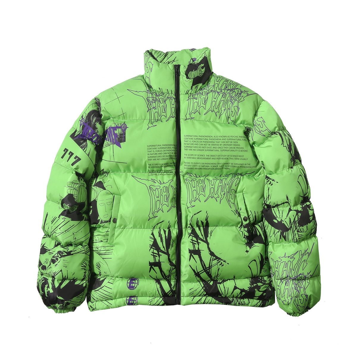 Men's Clothing anime two dimensional jacket street fashion couple national tide full print men and women thick warm cotton clothes_viptrois.com