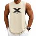 Men's Clothing Tops & Tees Muscle Fitness Sports Vest For Men Summer Breathable Gym Loose Sleeveless Top American Style_viptrois.com