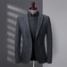 Men's Clothing Lashibert men's casual suit autumn and winter wool elastic men's suit slim small suit men's style single suit_viptrois.com
