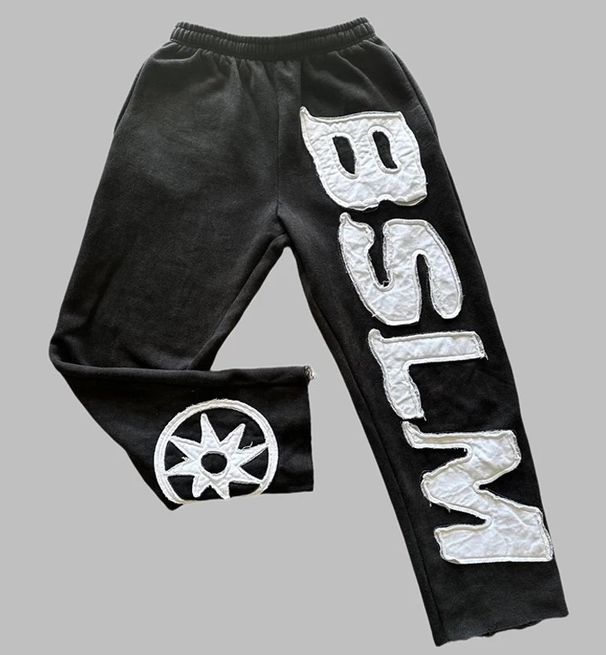 Embroidered Patch Letters Hooded Loose Sweatshirt Sweatpants American Retro Street Trend Men And Women Suit_viptrois.com
