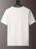 Maglietta Uomo 100% Cotone 180g Collo Tondo Elastico Stampa Hip Hop Traspirante Moda Estiva Vestibilità Regolare_viptrois.com