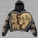 2024 New Washed Hooded Sweatshirt National Trend Treasure Boy Pullover Hoodie_viptrois.com