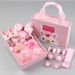 Kids Clothing 18 Piece Set Portable Gift Box Hair Rope Princess Little Girl Hair Rope Baby Hair Clip Gift Box Set_viptrois.com