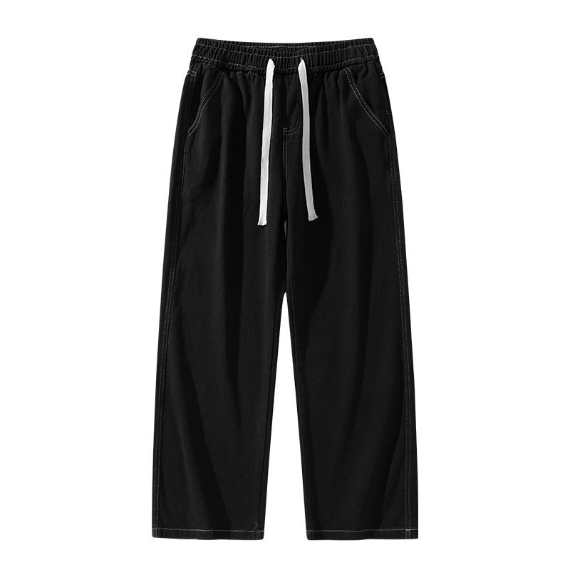 Men's Wide Leg Denim Jeans – Relaxed Straight Fit | Streetwear Essential With Oversized Silhouette_viptrois.com