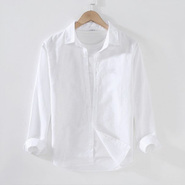 New Long Sleeved Shirt Men's Shirt Business Casual Shirt. No Interior Or Other Accessories_viptrois.com