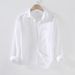 New Long Sleeved Shirt Men's Shirt Business Casual Shirt. No Interior Or Other Accessories_viptrois.com